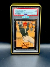 1996 Leaf Limited Frank Thomas Lumberjacks- Black Border SP /500 MBA Silver Dmd 