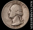 1932-D Washington Quarter - Scarce  Very Fine  Key Date  No Reserve  #L4720