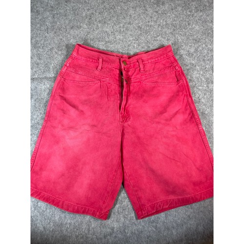 VINTAGE 90s Marithe Francois Girbaud Shorts Mens 32 Pink Baggy Jorts Denim Y2K