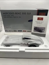 1/18 CMC1955 MercedesBenz 300 SLR Mille Miglia Hans Herman Start Nr. 704 Limited