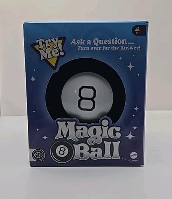 Classic Mattel Magic 8 Ball Toy -Vintage Game Fortune Teller Kids Lucky Answers