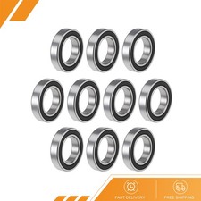 10pcs - 6905-2RS Deep Groove Ball Bearings Z2 Double Sealed Carbon Steel