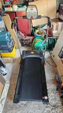 V-fit Fit-Start Motorised Folding Treadmill. Foldable design for easy storage.