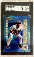 1999 Bowman's Best JETER / SORIANO #M3 Mirror Image ATOMIC Refractor  SGC 9.5