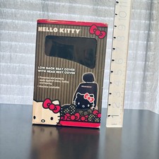 Sanrio Hello Kitty Low Back Universal Fit Pink And Black Car Truck Seat Cover