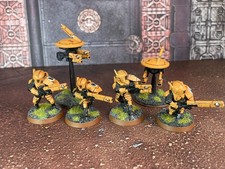 T'au Empire Fire Warrior & Gun Drones Painted Warhammer 40k GW 2511 Tabletop