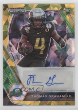 2021 Panini Prizm Draft Picks Gold Ice Thomas Graham Jr #DPA-TGH Auto 0l2q