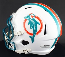 Miami Dolphins Riddell Speed Full Size Replica Throwback NFL Football Helmet