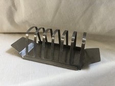 Vintage Retro 6 Slice Stainless Steel Toast Rack