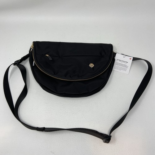 Lululemon All Night Festival Bag 5L Black with Gold Hardware New Sealed