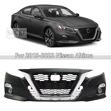 Complete Front Bumper Cover & Grille Assembly Kit for 2019-2022 Nissan Altima