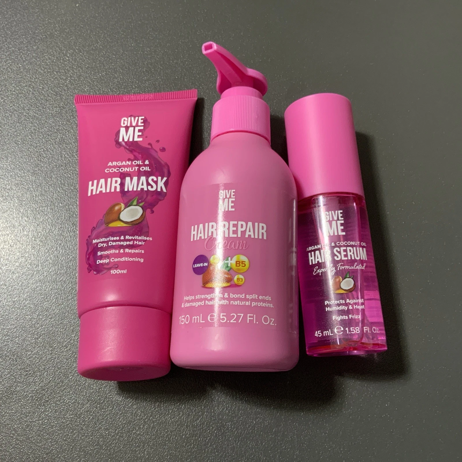 Give Me Hair Repair Cream 150ml Strengthens Hair + hair. Mask + hair serum