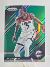 2022-23 Prizm Basketball Kevin Durant USA Basketball Green No. 3