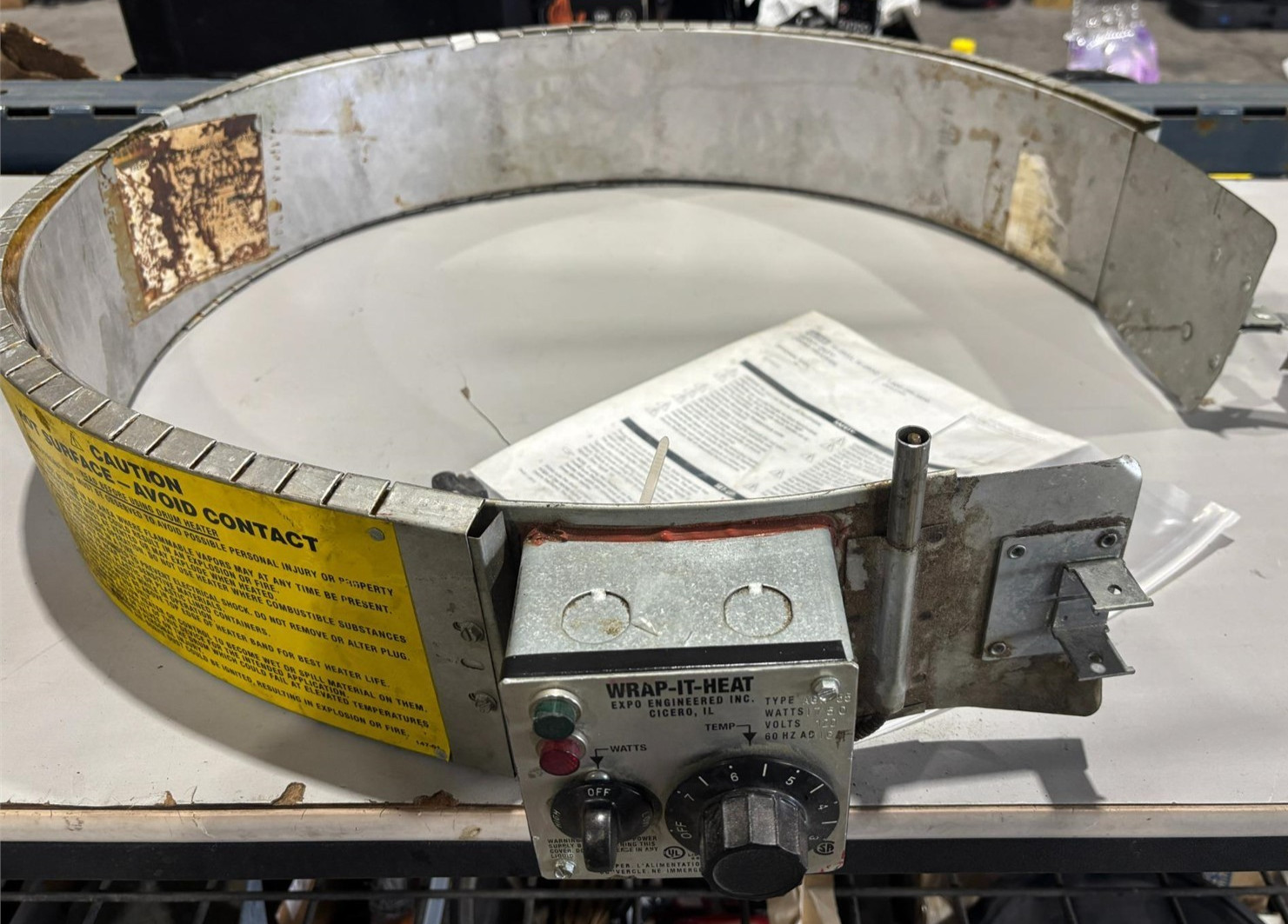 U-LINE AMG-55 Heavy Duty Drum Heater AGM-55 1750 Watts
