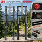 BUCKLOS 20/26" E-Bike 4.0 Fat Tire Coil Suspension Forks 180mm Travel 9x135mm QR