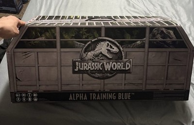 Jurassic World Alpha Training Blue Remote-Controlled Dinosaur Toy, Blue Gray