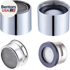 Faucet Aerator Female Thread Chrome Solid Brass Kitchen Faucet Aerators and Bath
