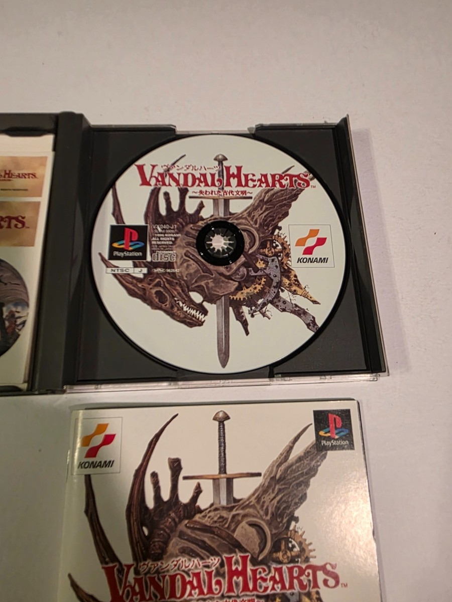 Ps1 Vandal Hearts 2 Original Japonês Usado | Frete grátis