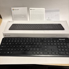 Microsoft Bluetooth Keyboard Clavier Black Fu...