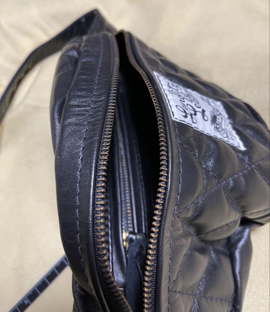 Langlitz Leathers black body bag waist bag | eBay