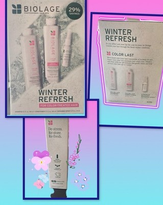 Biolage Winter Refresh Professional Hair Spa Color Treated Hair Authentic 