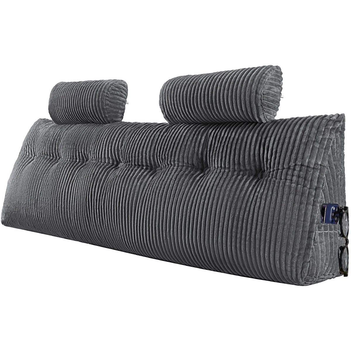 UVCMDUI Schienale Letto, Cuscinoni per Testiera Letto Grandi Rettangolare, Cuscini per Spalliera Letto Matrimoniale per Letto Divano Riposo Lettura Libro,D,60cm/23.6in