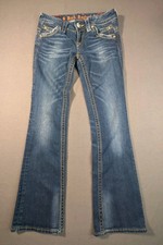 Rock Revival Gwen Boot Cut Jeans Size 28 blue wash denim