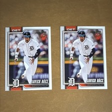 Topps Series 1 2026 Javier Báez Detroit Tigers MLB 2 Card Lot #144