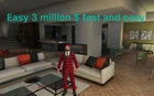 GTA Online Easy 3 Million Dollars Ps5 Only