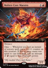 Molten-Core Maestro (Extended Art) Magic SOS 335 NM R Secrets of Strixhaven