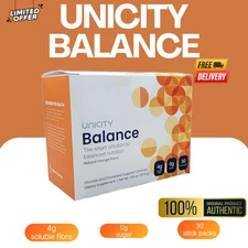UNICITY BALANCE NATURAL ORANGE Stay full longer 30 Packets support fast digeston