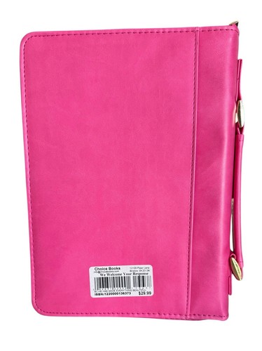 Christian Art Gifts Large Bible Cover BBL-695 Pink - Foto 2 di 2