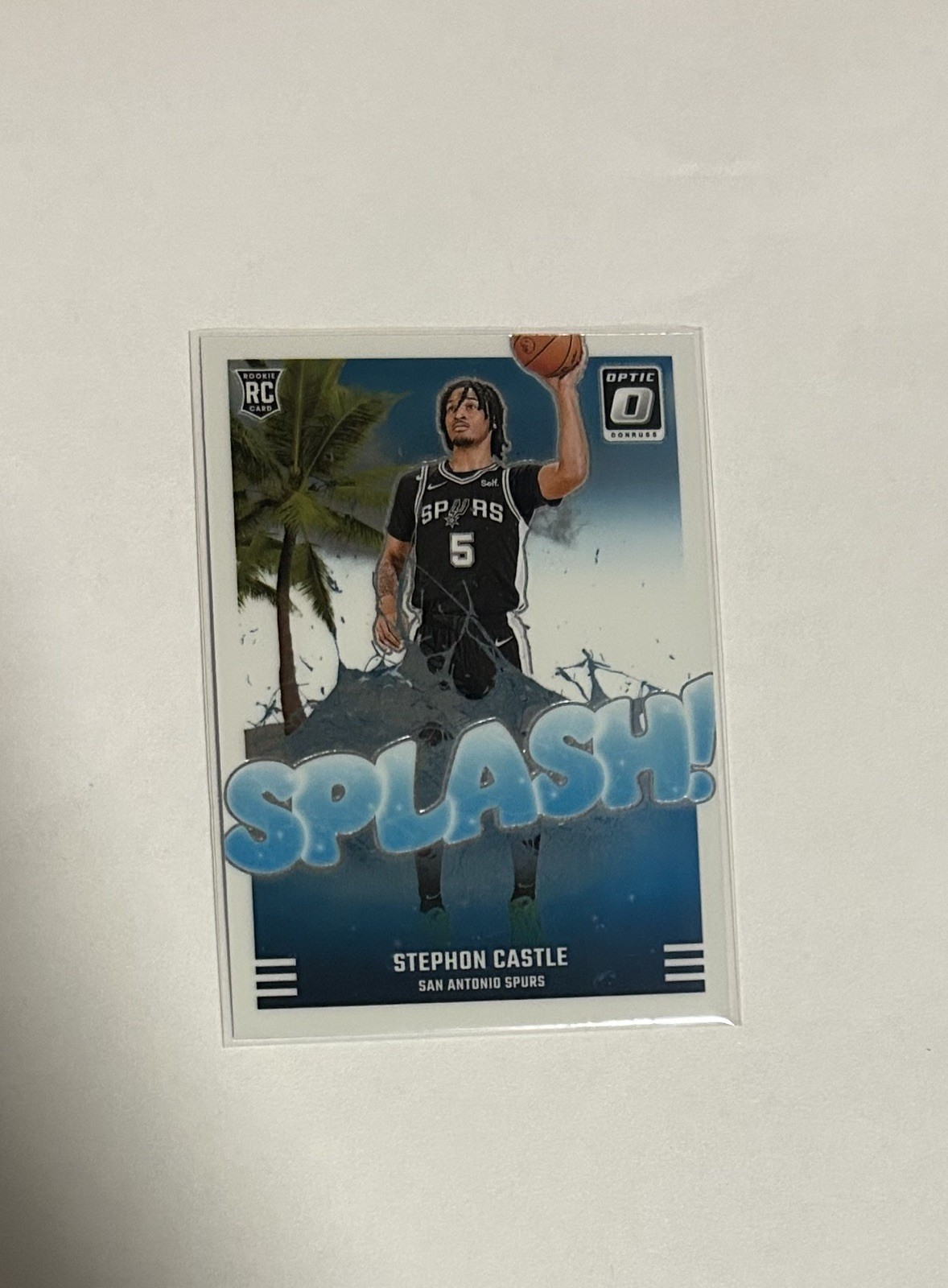 2024-25 Donruss Optic Basketball Splash Stephon Castle Rookie Card (RC) #14