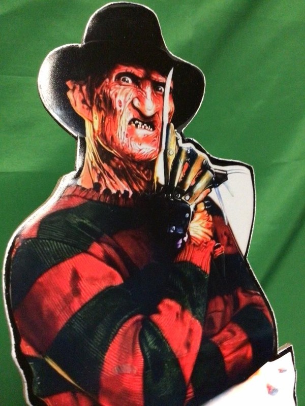 NEW! Freddy krueger standee A Nightmare on Elm Street 17 '' X 5''