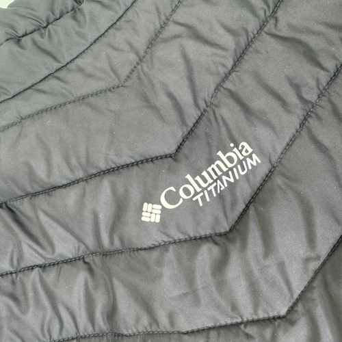 Columbia Titanium Valley Ridge Puffer Jacket Mens Small S Omni Heat Black - Picture 9 of 14