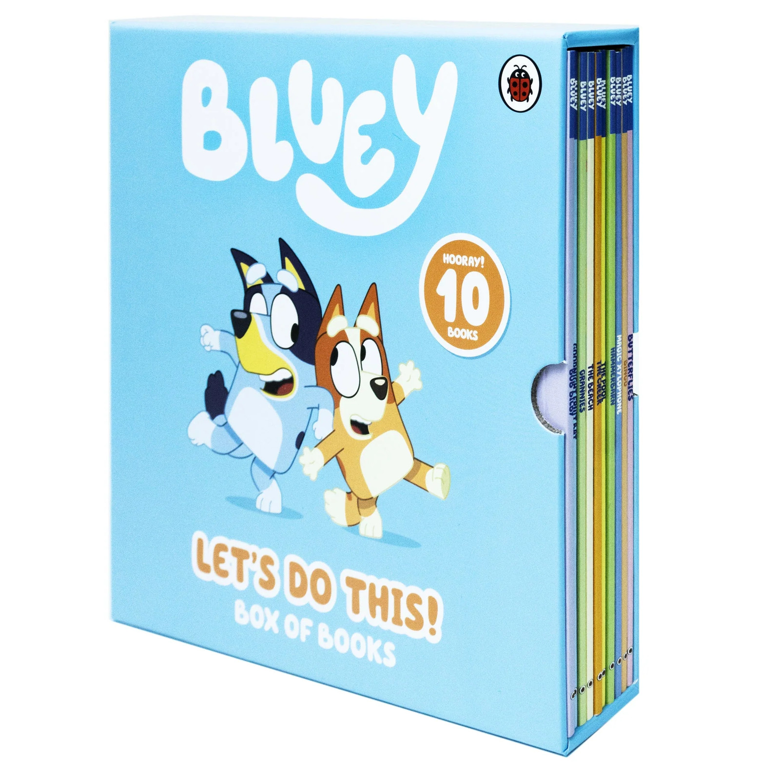 Bluey Lets Do This! 10-Book Picture Story Collection Box Set | Fun & Adv | Bluey