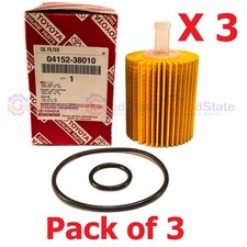 Genuine 4Runner GRN285 GRN280 Crown GRS203 GRS201 1GR 4GR 3GR Oil Filter Pack x3