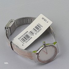 Skagen Freja Lille SKW2699 Ladies Watch Two Tone Mesh Strap New Open Box