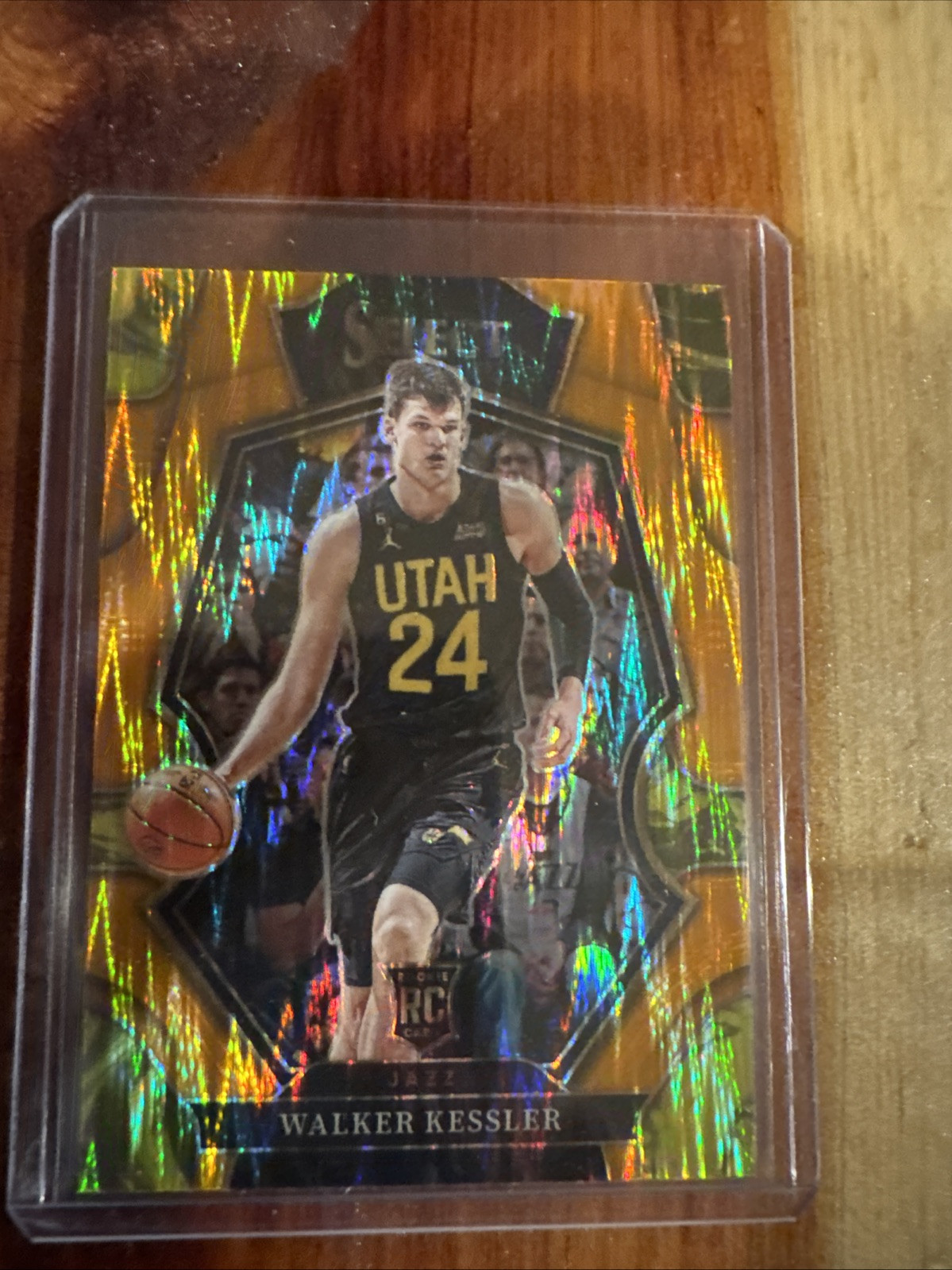 2022-23 Panini Select  Premier Level Walker Kessler #187 Orange Flash Prizm (RC)