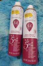 2 pc Summer's Eve Amber Nights Daily Refreshing Feminine Spray, pH balanced 5in1