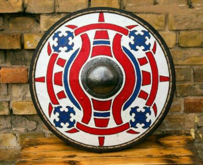 Medieval Big Fighting Round Shield Tournament Shield Warrior Battlefield Costume