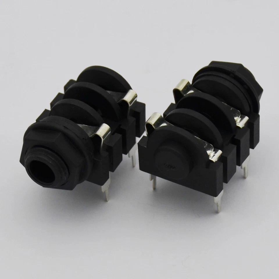 10PCS 6.35mm(1/4") Female Mono Jack Socket Panel PCB Welding,2008 - Image 3 of 4