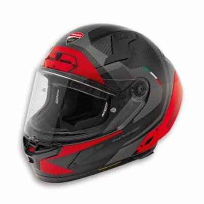 DUCATI X-Lite Speed Evo V2 CARBON Helm Integralhelm Helmet carbon rot NEU 2024 - Bild 1 von 3