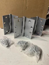 Hinges Hager 1279 NRP 4-1/2x4-1/2 Steel Dull Chrome Finish 