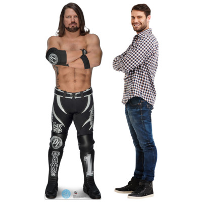 A. J. STYLES WWE Wrestling Lifesize CARDBOARD CUTOUT Standup