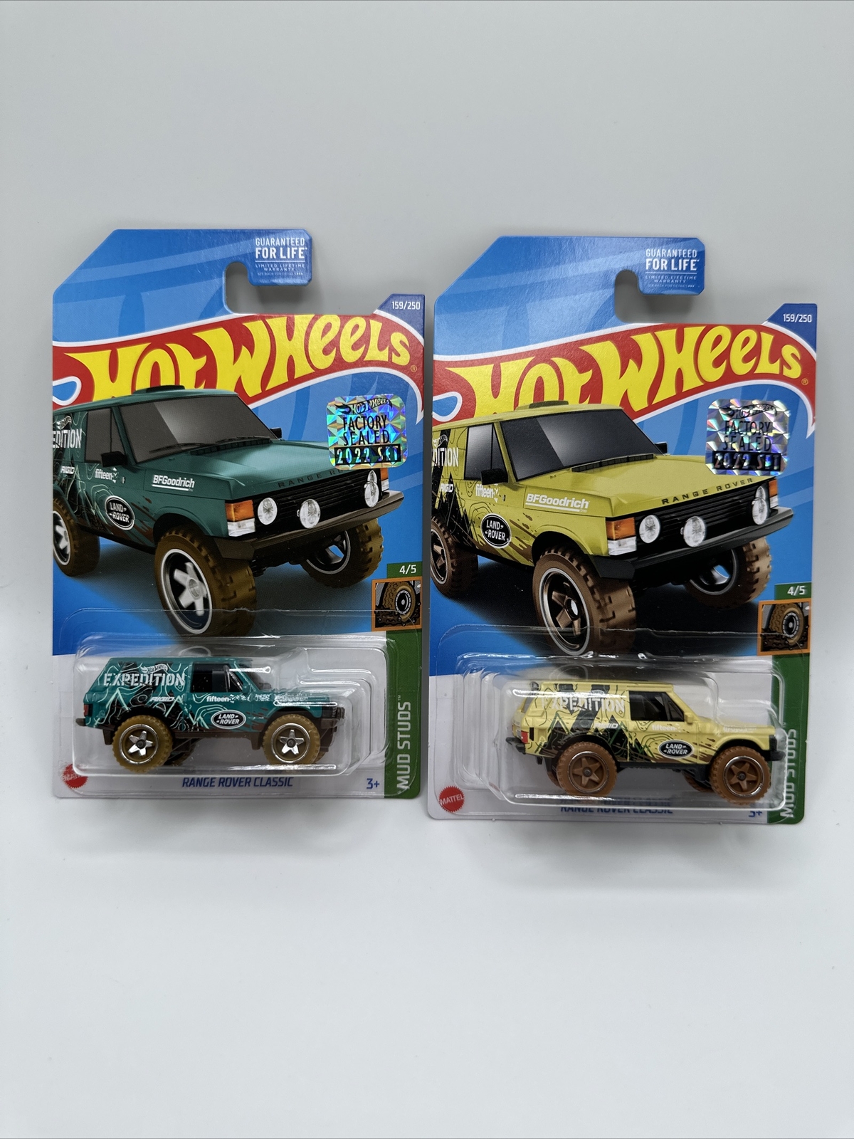 Hot Wheels Range Rover Classic Lot Of 2 From 2022 Factory Set