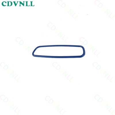 SHINEKA Light Blue Gloss Rearview Mirror Trim Cover For Dodge Challenger Charger 2015+ – Self-Adhesive – Direct Fit