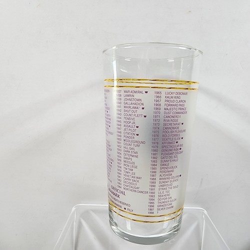 1998 Official 124th KENTUCKY DERBY MINT JULEP Glass CHURCHILL DOWNS EUC - Picture 3 of 7