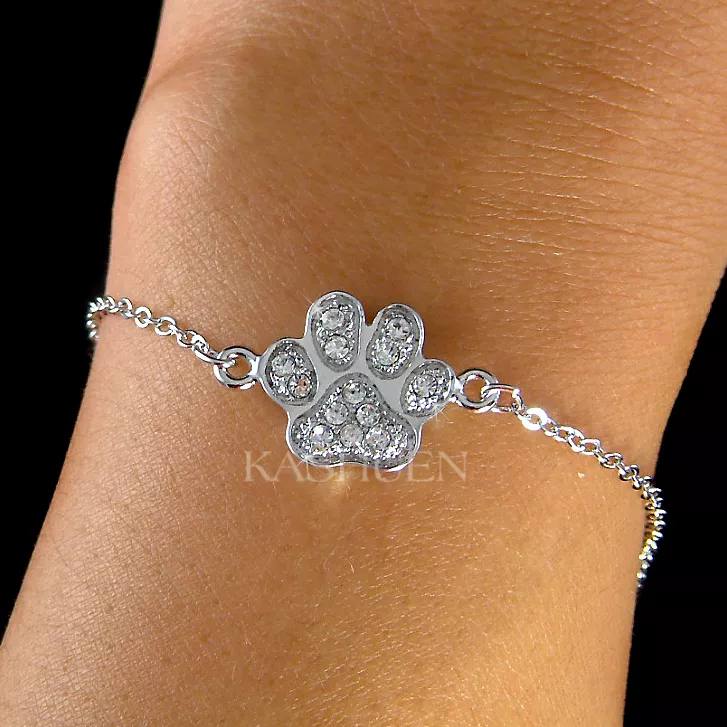 Dog paw print outlet bracelet