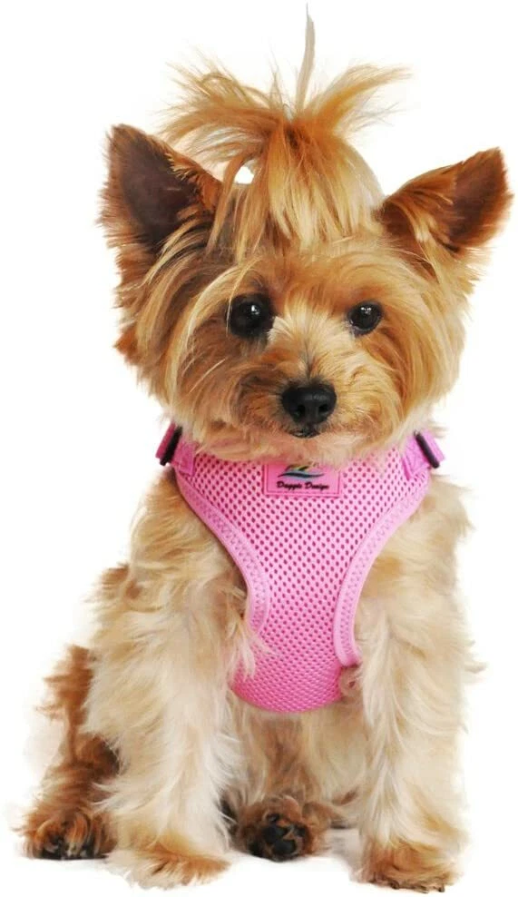 Dog Harness Adjustable Control, Soft Choke-Free Mesh Vest  - Candy Pink XS